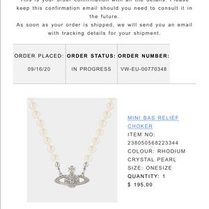 Authentic Vivienne Westwood Necklace